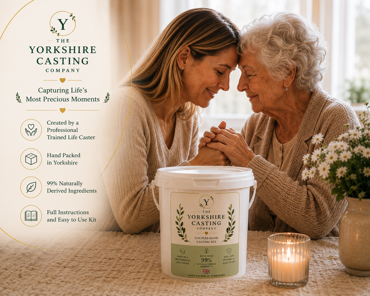 Fast Shipping -Memorial Remembrance Hand Casting Kit-Launching 25th June