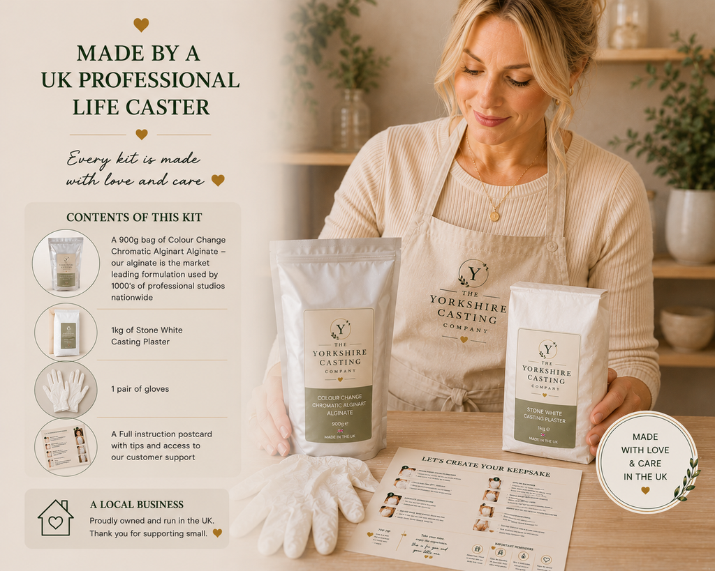 The Yorkshire Casting Company Premium Couples Hand Casting Kit- Launching 25th June